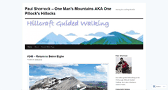Desktop Screenshot of hillcraftguidedwalking.com